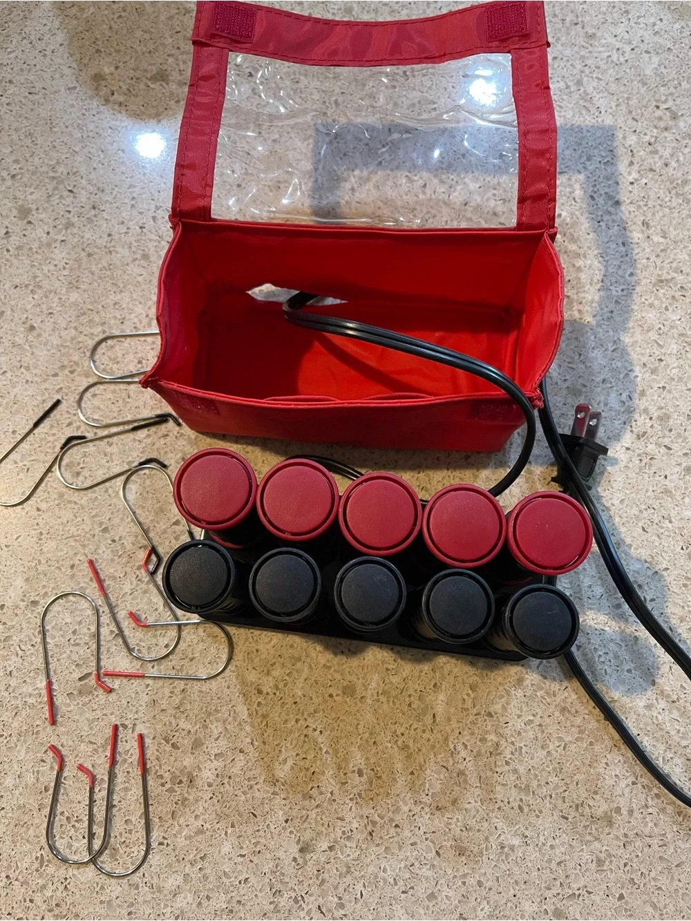 Remington Ceramic-Ion Conditioning Hot Roller Travel Set of 10 Rollers 90’s Y2K